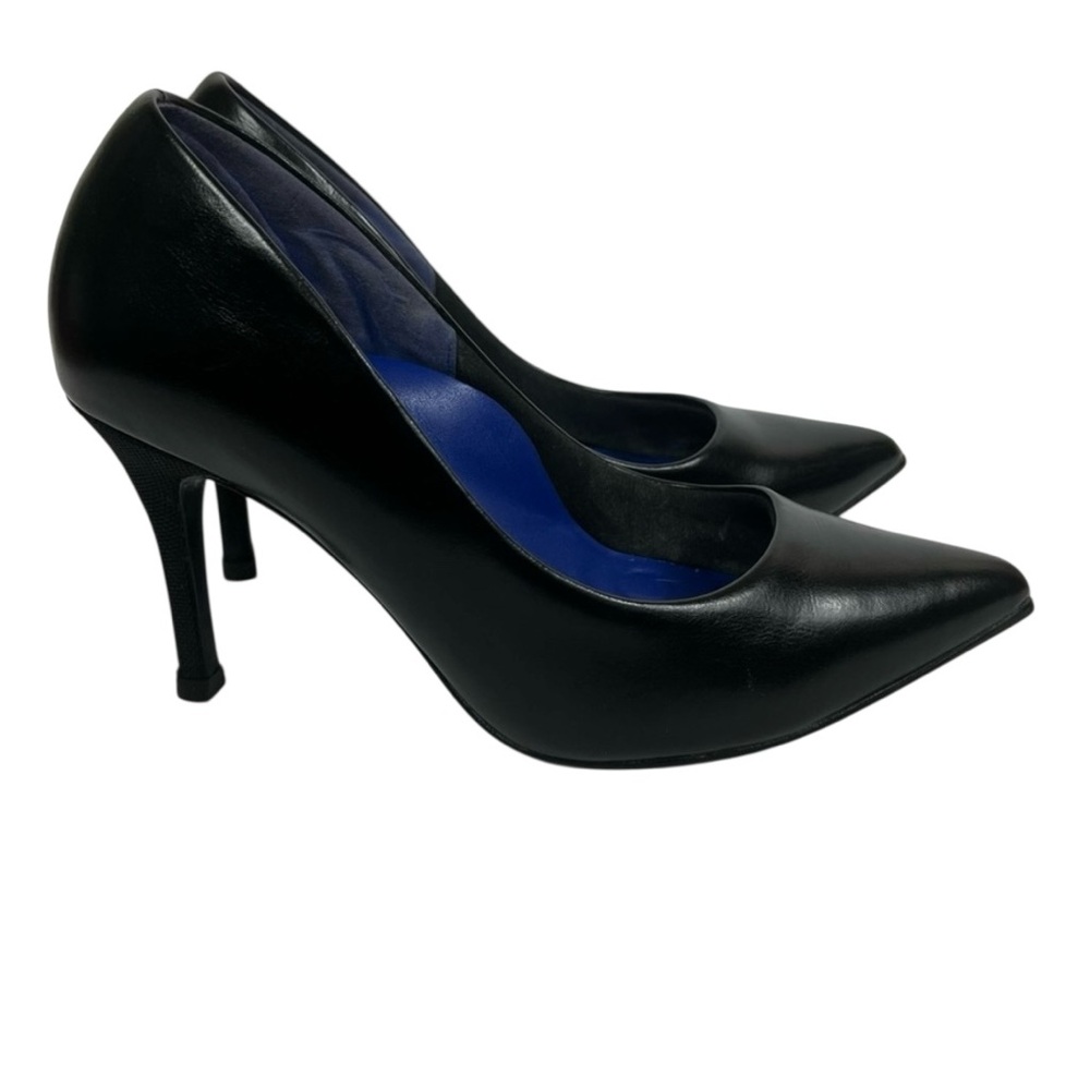 EUC ANTONIA SAINT BLACK LEATHER PUMPS IN ORIGINAL BOXES SIZE 9 - Picture 2 of 16